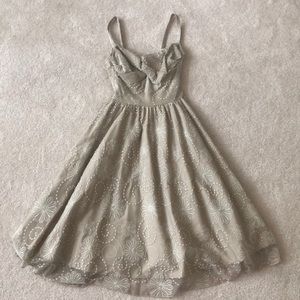 Stop Staring Taupe Dress